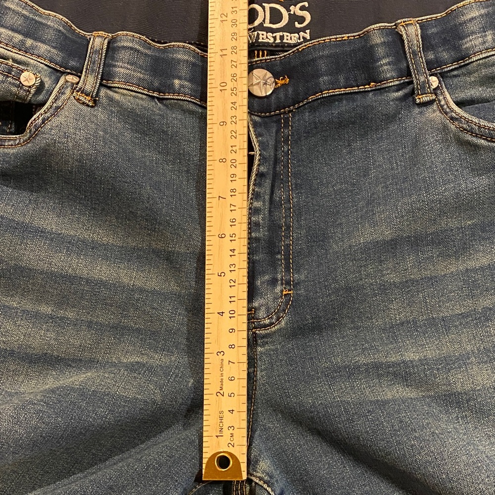 Rod’s True Western  Size 17/18 x36 Blue Jeans - Picture 6 of 10